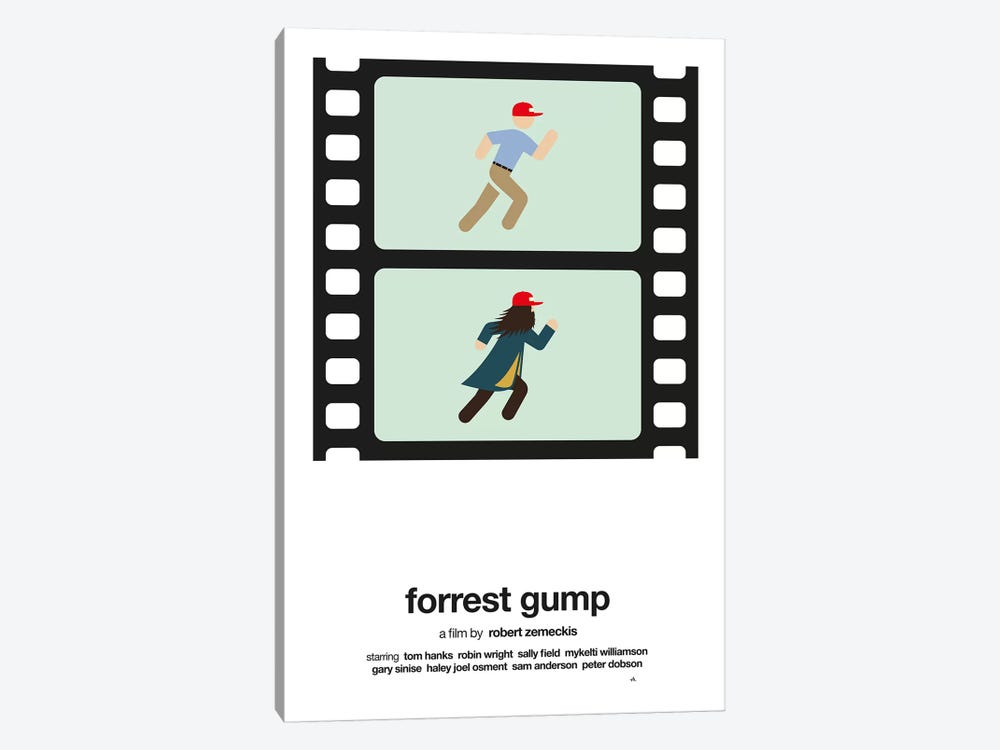 Forrest Gump by Viktor Hertz 1-piece Canvas Print