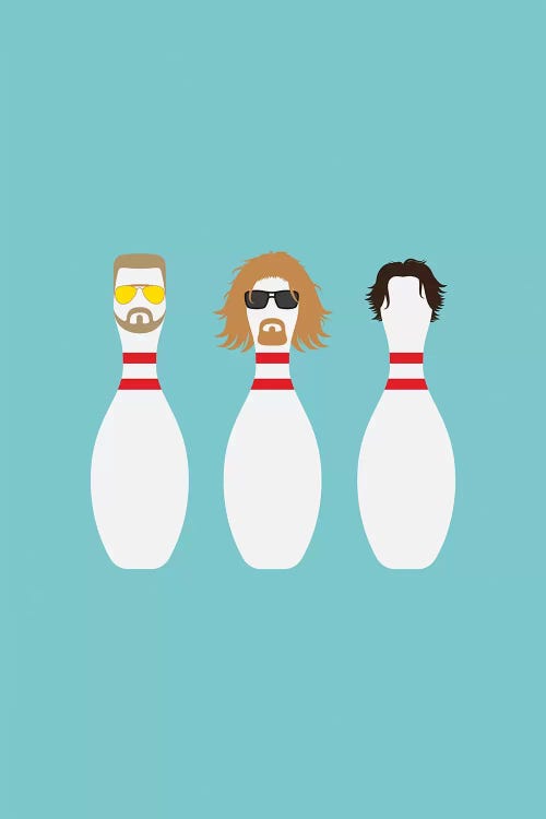 Bowling Dudes by Viktor Hertz wall art