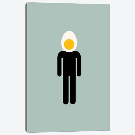 Egg Man Canvas Print #VHE117} by Viktor Hertz Art Print