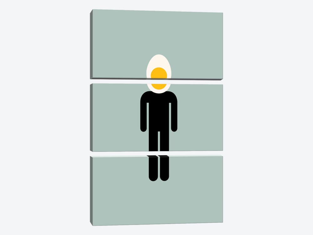 Egg Man by Viktor Hertz 3-piece Art Print