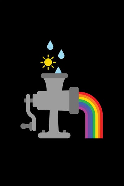 Rainbow Grinder by Viktor Hertz art print