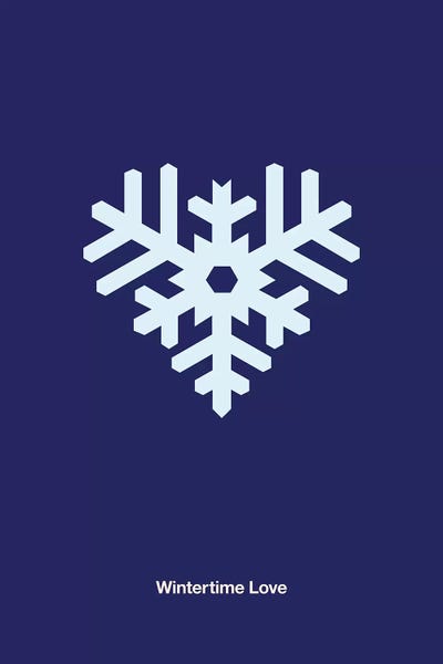 Wintertime Love by Viktor Hertz framed canvas print