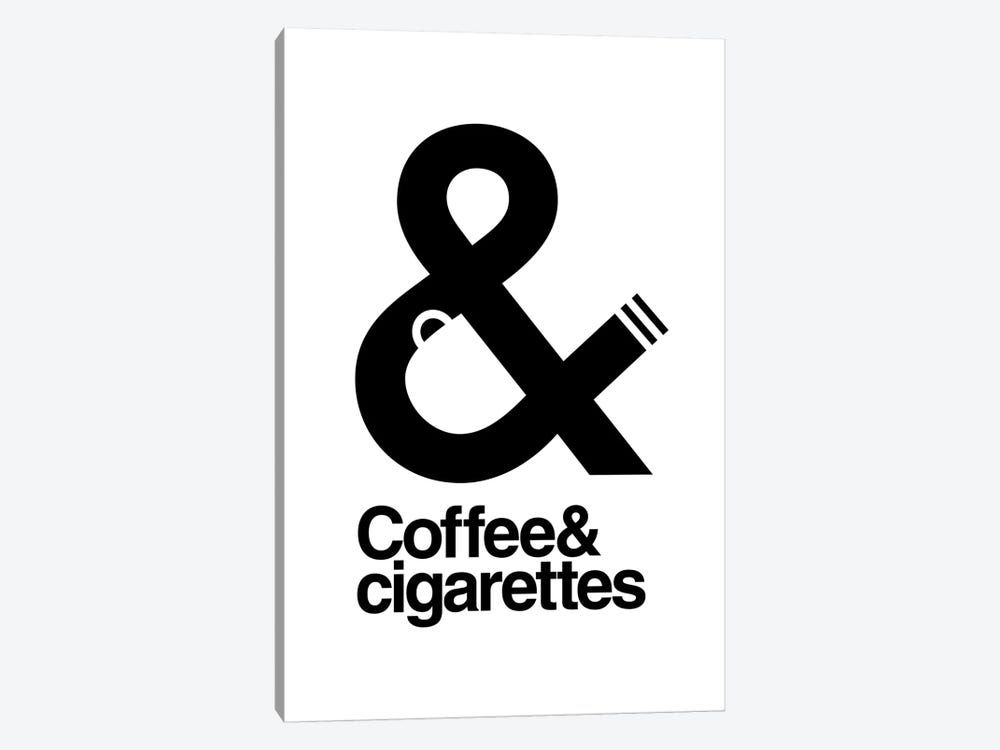 Coffee And Cigarettes by Viktor Hertz 1-piece Canvas Wall Art