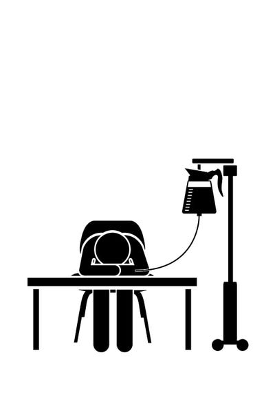 Give Me Coffee by Viktor Hertz canvas print