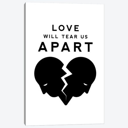 Love Will Tear Us Apart In Black And White Canvas Print #VHE172} by Viktor Hertz Canvas Art