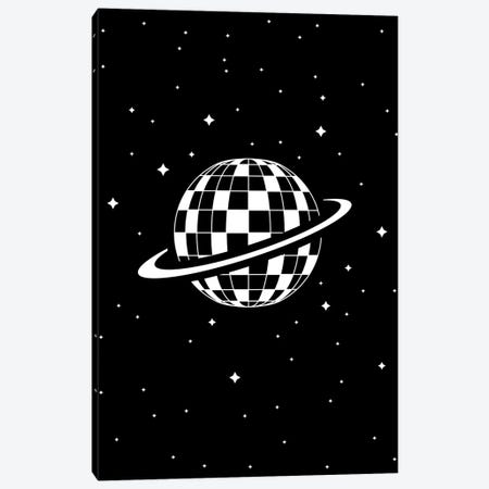 Planet Disco In Black And White Canvas Print #VHE175} by Viktor Hertz Canvas Art Print