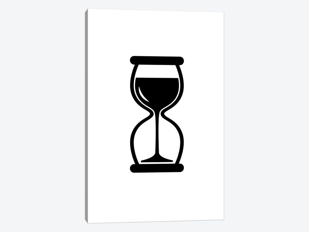 Time For Wine In Black And White by Viktor Hertz 1-piece Canvas Art Print