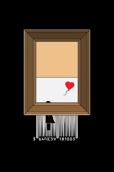 Similar To Banksy: Banksy Shredding by Viktor Hertz