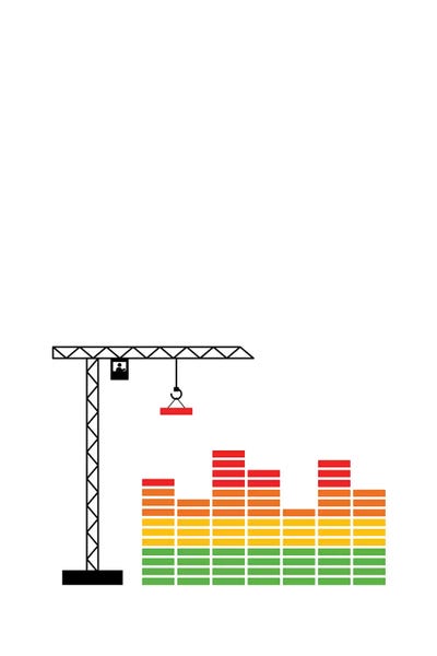 Building The Tempo by Viktor Hertz framed canvas print