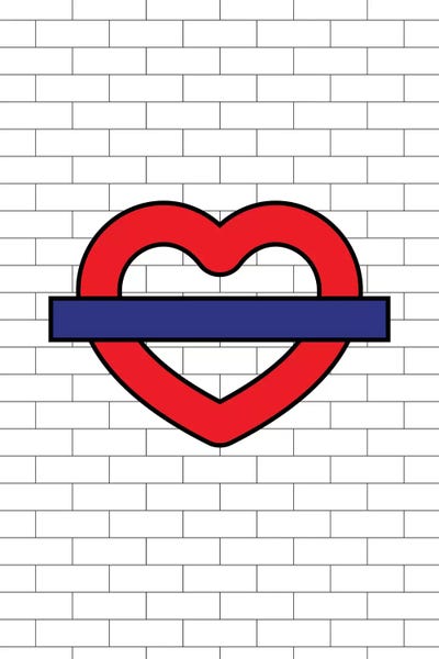 London Love by Viktor Hertz framed canvas print