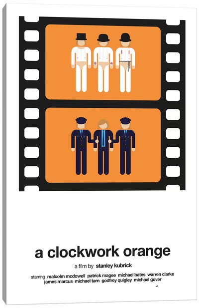 A Clockwork Orange Canvas Art Print - Viktor Hertz