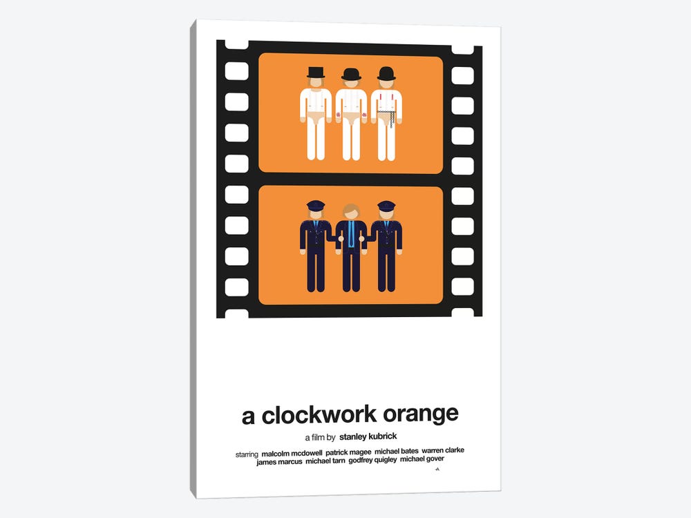 A Clockwork Orange by Viktor Hertz 1-piece Canvas Art