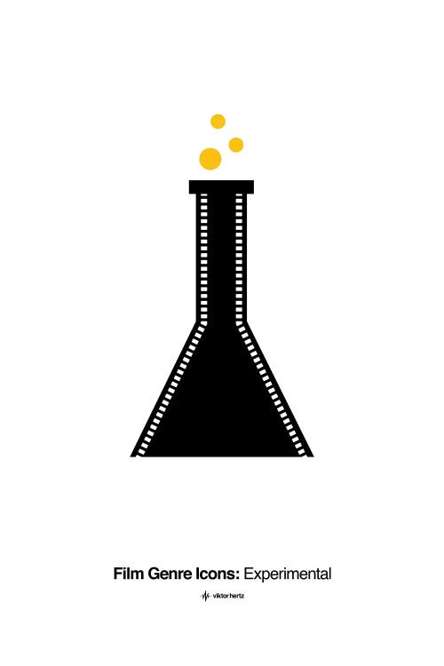 Experimental Film Genre Icon by Viktor Hertz wall art