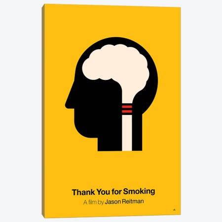 Thank You For Smoking Canvas Print #VHE21} by Viktor Hertz Art Print