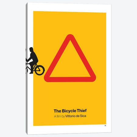 The Bicycle Thief Canvas Print #VHE23} by Viktor Hertz Canvas Print