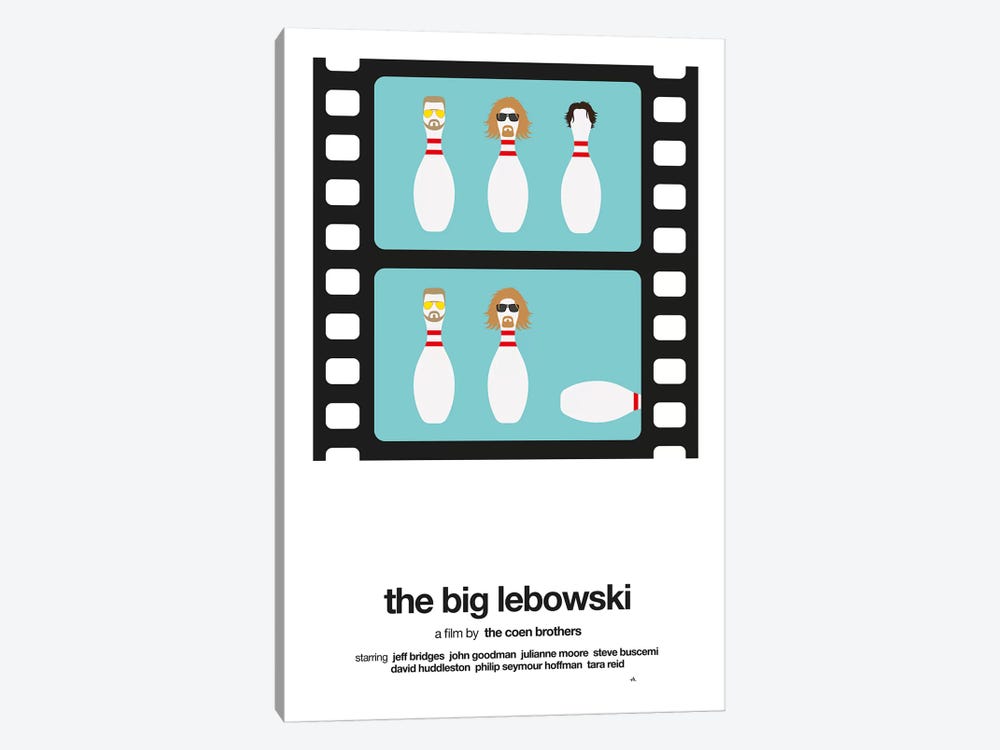 The Big Lebowski by Viktor Hertz 1-piece Canvas Art