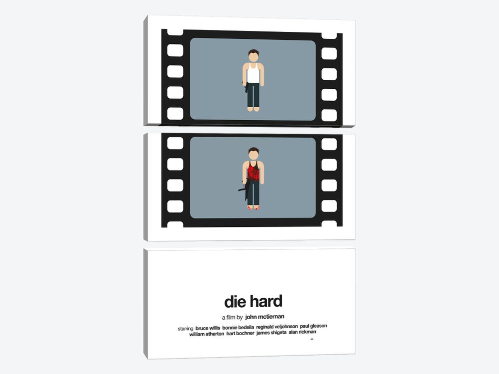 Die Hard by Viktor Hertz 3-piece Canvas Print