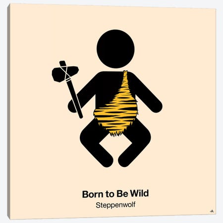 Born To Be Wild Canvas Print #VHE32} by Viktor Hertz Canvas Art