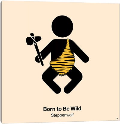 Born To Be Wild Canvas Art Print - Viktor Hertz
