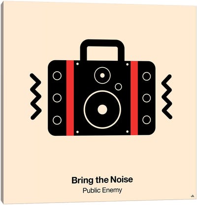 Bring The Noise Canvas Art Print - Viktor Hertz
