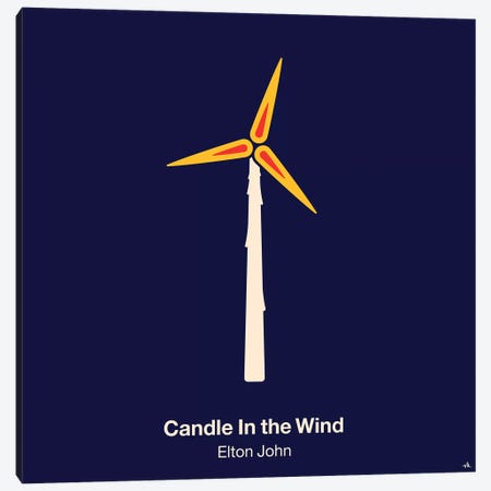 Candle In The Wind Canvas Print #VHE35} by Viktor Hertz Canvas Art Print