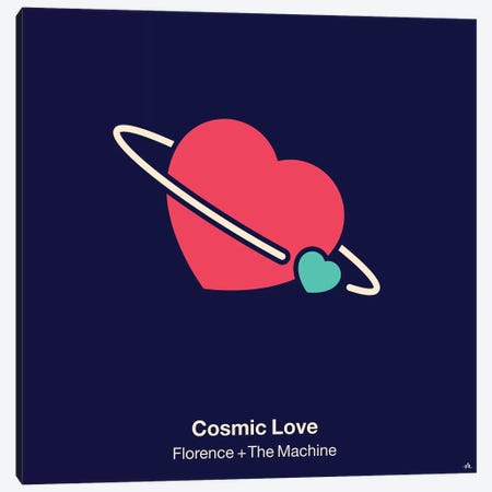 Cosmic Love Canvas Print #VHE37} by Viktor Hertz Canvas Print