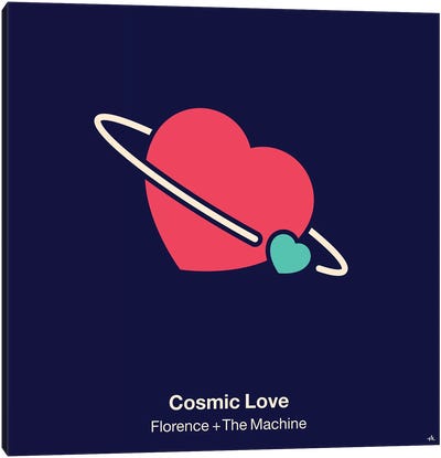 Cosmic Love Canvas Art Print - Viktor Hertz