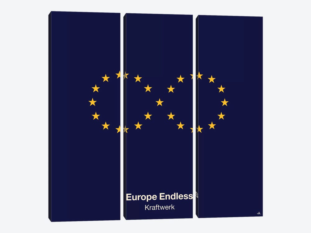 Europe Endless by Viktor Hertz 3-piece Canvas Art Print