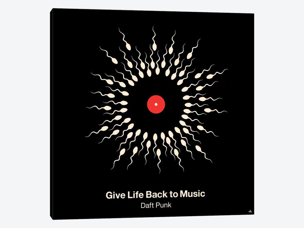 Give Life Back To Music by Viktor Hertz 1-piece Canvas Wall Art