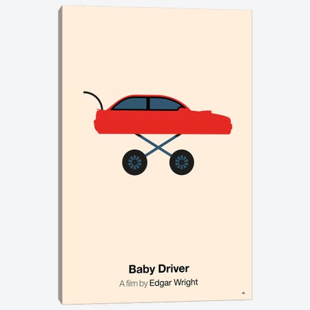Baby Driver Canvas Print #VHE4} by Viktor Hertz Canvas Artwork
