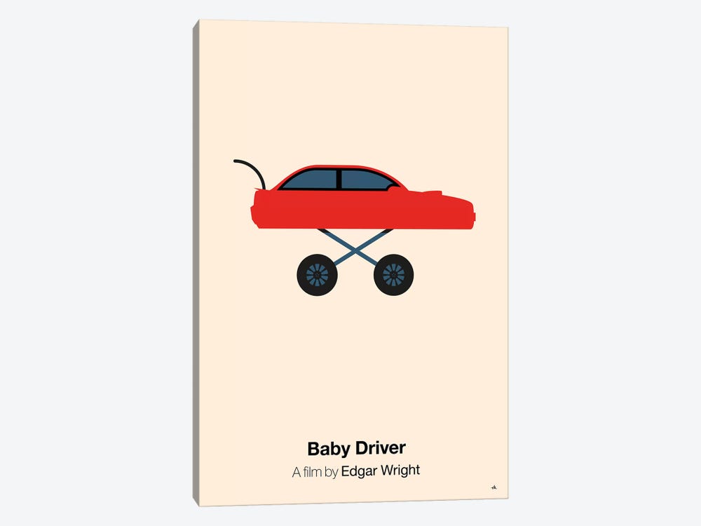Baby Driver by Viktor Hertz 1-piece Canvas Art Print