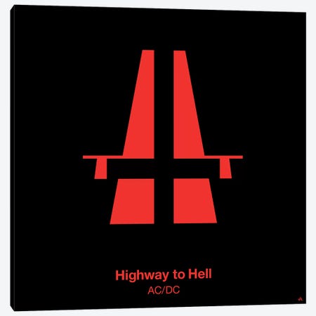 Highway To Hell Canvas Print #VHE51} by Viktor Hertz Canvas Art