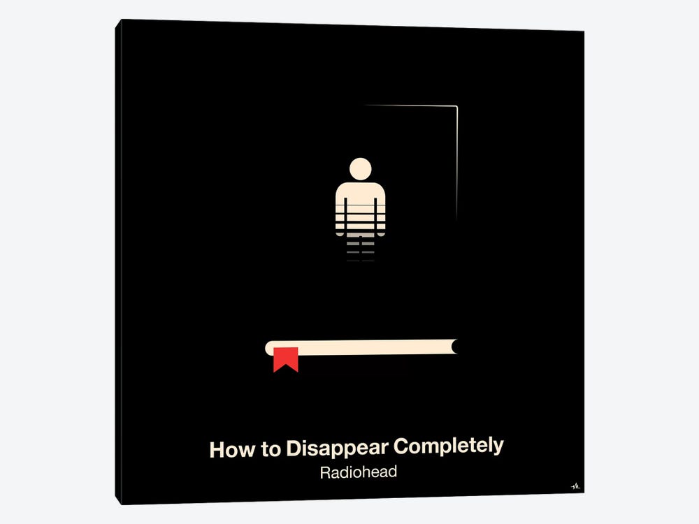 How To Disappear Completely by Viktor Hertz 1-piece Canvas Wall Art