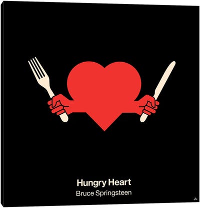 Hungry Heart Canvas Art Print - Rock-n-Roll Art