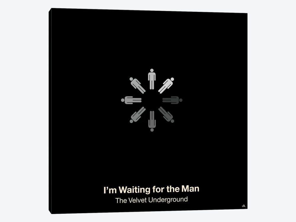 I'm Waiting For The Man by Viktor Hertz 1-piece Canvas Wall Art
