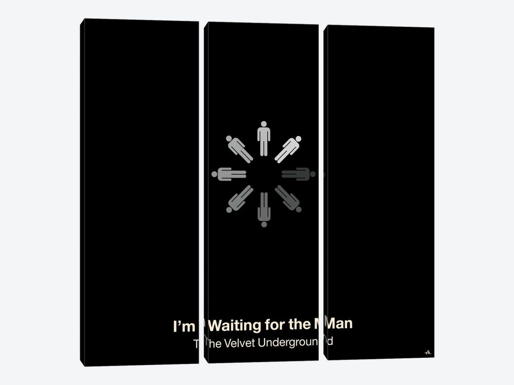 I'm Waiting For The Man by Viktor Hertz 3-piece Canvas Art