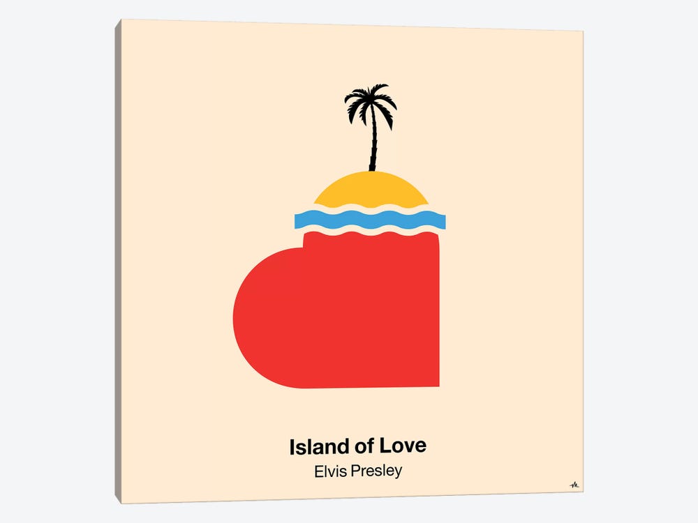 Island Of Love by Viktor Hertz 1-piece Canvas Print