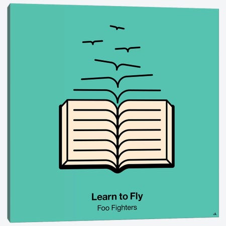 Learn To Fly Canvas Print #VHE60} by Viktor Hertz Art Print