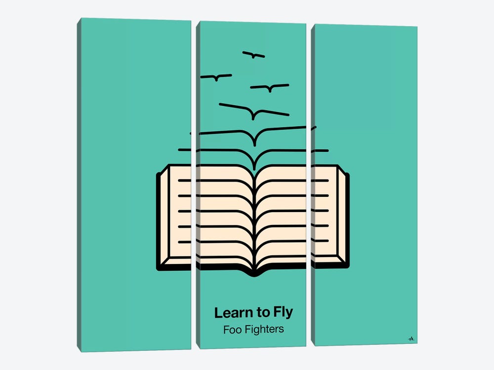 Learn To Fly by Viktor Hertz 3-piece Canvas Artwork