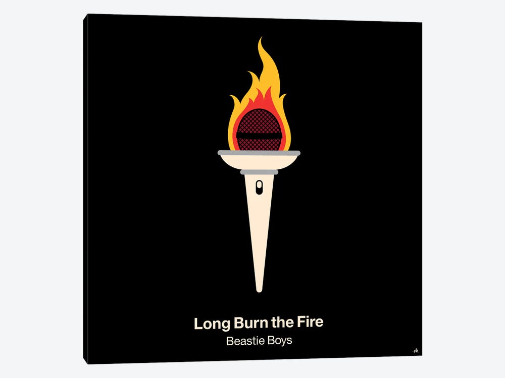 Long Burn The Fire by Viktor Hertz 1-piece Canvas Print