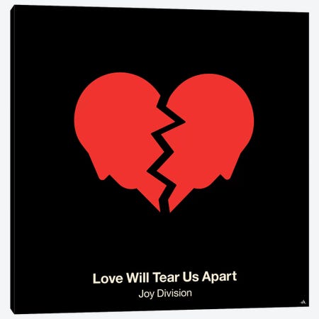 Love Will Tear Us Apart Canvas Print #VHE66} by Viktor Hertz Canvas Wall Art