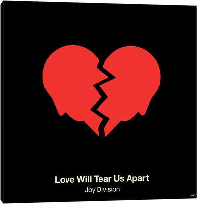 Love Will Tear Us Apart Canvas Art Print - Viktor Hertz