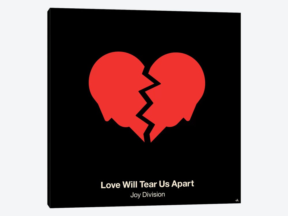 Love Will Tear Us Apart by Viktor Hertz 1-piece Canvas Artwork