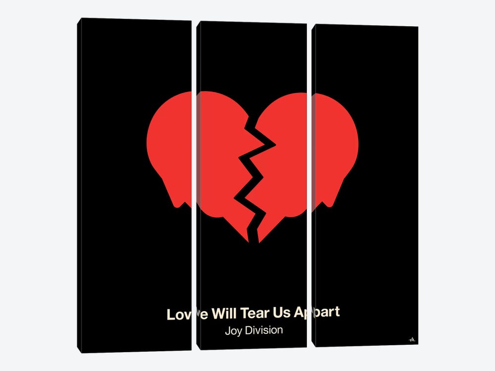 Love Will Tear Us Apart by Viktor Hertz 3-piece Canvas Artwork