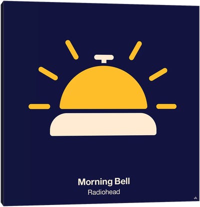 Morning Bell Canvas Art Print - Song Lyrics Art