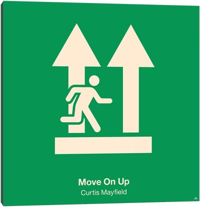 Move On Up Canvas Art Print - Viktor Hertz