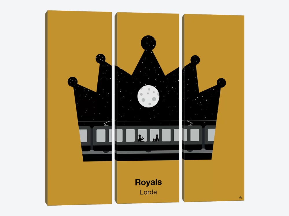 Royals by Viktor Hertz 3-piece Canvas Print