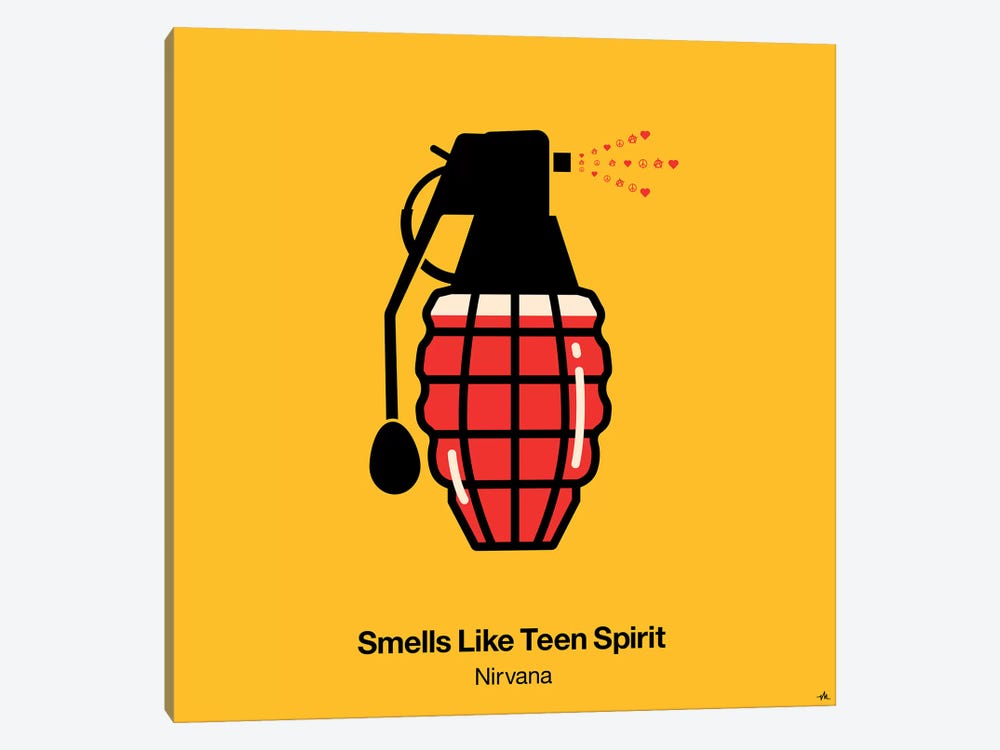 Smells Like Teen Spirit by Viktor Hertz 1-piece Art Print
