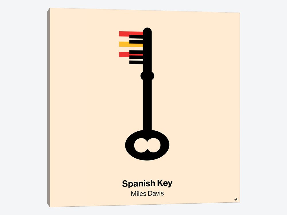 Spanish Key by Viktor Hertz 1-piece Art Print