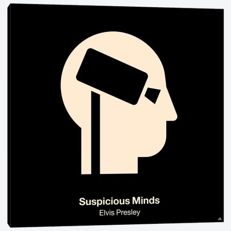 Suspicious Minds Canvas Print #VHE93} by Viktor Hertz Canvas Art